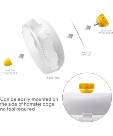 OhhGo Hamster Running Wheel 8. 3 Inches Quiet Spinner Exercise Wheel for Small Pet Hamsters Mice - Buy Online on GoSupps.com