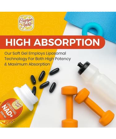 2000 MG NAD Supplement Liposomal NAD+ with High Absorption More Efficient Than Nicotinamide Riboside Pure & Plus Boosting Supplement Aging Defense Metabolism & Cellular 60 softgels 60 Count (Pack of 1) - Buy Online on GoSupps.com