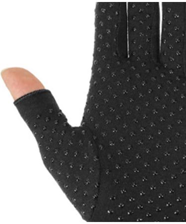 Fabater Half Finger Bike Gloves for Men Elastic Compression Arthritis Gloves Anti-Slip Daily Health Care for Mountaineering International Shipping Available - Buy Online on GoSupps.com