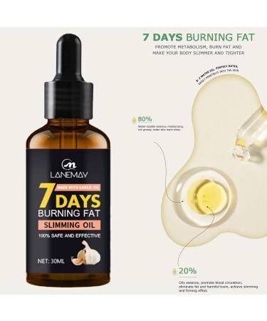 Abdominal Massage Oil - Wukesify Garlic 30ml | Fat Burning & Slimming Body Oil for Tightening Abdomen | International Shipping - Buy Online on GoSupps.com