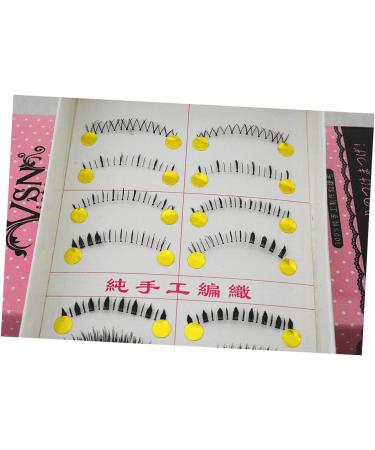 minkissy 10 Pairs Cross Eyelashes Fake Lashes Natural Eyelashes False Eyelash Fake Eyelash Nude Makeup - Buy Online on GoSupps.com