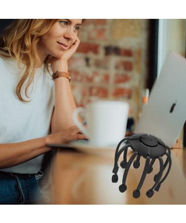 Electric Scalp Massager | 10 Vibrating Contacts | 4 Modes | Pressure-Relieving Massage | One Size Fits Most | Ideal Gift - Buy Online on GoSupps.com