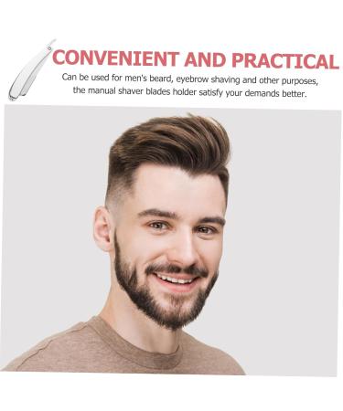 Minkissy Manual Razor Blade Holder | Premium Razor Accessories for Men's Hairdressers & Beard Shaving | Ideal for Precise Grooming & International Shipping - Buy Online on GoSupps.com