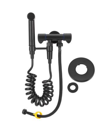 Toilet Sprayer G1/2 High Pressure Bidet Sprayer 1 in 2 Out Stainless Steel Angle Valve Bathroom Supplies