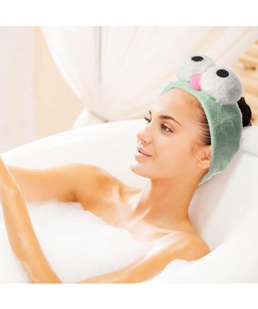 Lurrose Big Eyes Headband Cute Cartoon Magic Tape Headband for Makeup & Spa (Mint Green) - Buy Online on GoSupps.com