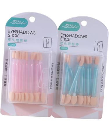 FOMIYES 48 Pcs Makeup Sponge Foam Eyeshadow Women Eyeshadow Brush Eye Shadow Miss Earth Tones 15.5X7.8X3CMx2pcs As Shownx2pcs - Buy Online on GoSupps.com
