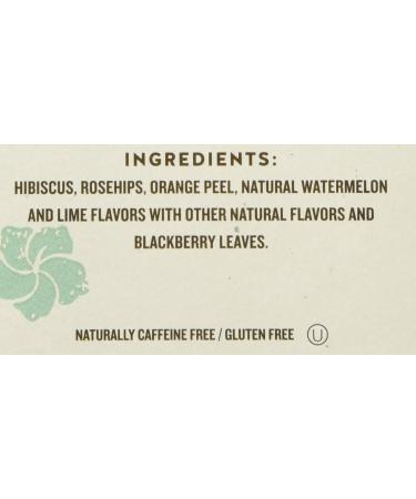 Celestial Seasonings Watermelon Lime Zinger Tea - 20 Bags | Refreshing Herbal Blend - Buy Online on GoSupps.com