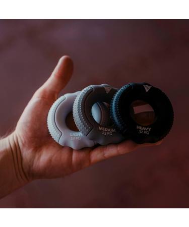 Gornation Griff Power Trainer Set - 3 Resistance Levels for Progressive Training | Portable Silicone Handles for Forearm & Hand Strength - Buy Online on GoSupps.com