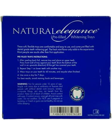 Elegance Mint Teeth Whitening Trays | 7-Day Bleaching Kit with Reduced Sensitivity | Compare to Opalescence Go | 2 Sets - Buy Online on GoSupps.com
