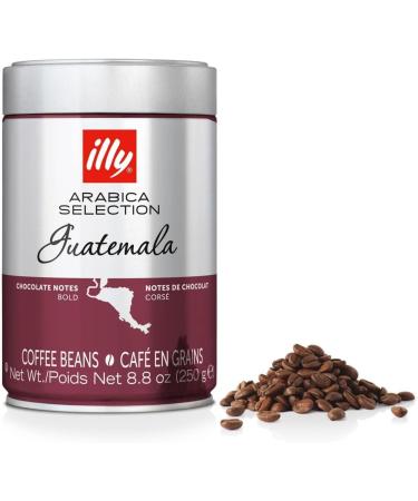 illy Caf en Grains Arabica Selection Guatemala 100% Arabica avec des Notes de Chocolat Go t Amer et Intense Paquet de 6 Bo tes (6 x 250g)