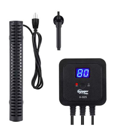hygger 200 300W 500W Aquarium Heater with External Digital Temperature Controller Reef Saltwater Fish Tank Heater for 15-120 Gallon Tank