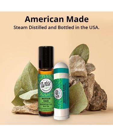 Motion Ease Nasal Inhaler & Roll-On Essential Oils Set | Relief for Motion Sickness Nausea Dizziness - Ship Worldwide - Buy Online on GoSupps.com