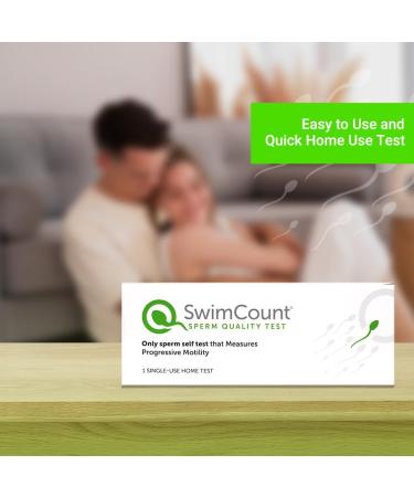 Sperm Quality Test for Men - Accurate Home Male Fertility Kit | Check Sperm Health & Motility - Discrete Testing - Buy Online on GoSupps.com