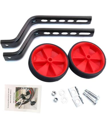 HomeMe Thicken Stronger Version Bicycle Training Wheels - 1 Pair Red (12/14/16/18/20 inch) - Buy Online on GoSupps.com