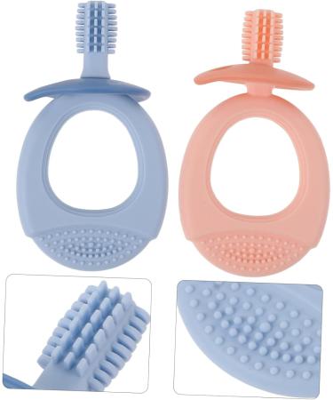 Tovinanna 16-Pack Silicone Baby Toothbrushes - Toddler Oral Care & Molar Toys with Pacifier Design - Buy Online on GoSupps.com