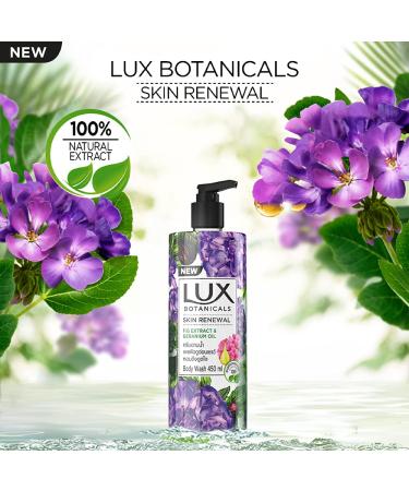Lux Botanicals Skin Renewal Shower Gel Natural Extracts No Paraben - 450 ml /15.2 Fl.Oz - Buy Online on GoSupps.com