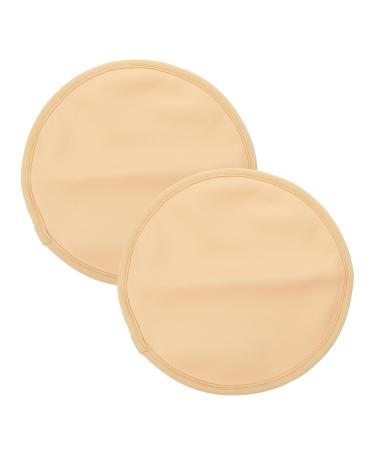 Healeved 2pcs Castor Oil Pack Chest Pad Reusable Essential Oil Auxiliary Pack 2pcs (chest Pad Khaki) Organic Castor Oil Breast Bread Pad Sleep Helper Auxiliary Tool Fabric To Sleep