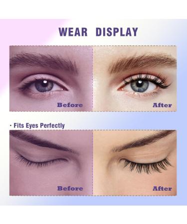 Magnetic Eyelashes 3D Effect Magnetic Eyelashes Reusable Soft Magnetic Lashes No Glue and Eyeliner Needed - Buy Online on GoSupps.com