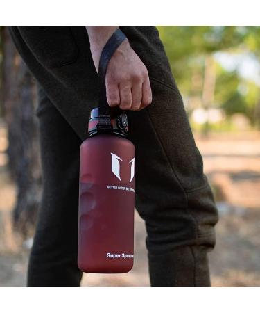 Super Sparrow 1.5L Leak-Proof Water Bottle | BPA-Free Sports Bottle for School Sports & Cycling - Blueberry - Buy Online on GoSupps.com