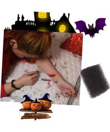 VINTORKY 1pc Special Effects Makeup Face Paint Sponge Face Sponge Blood Makeup Stipple Sponge Mud Skin Sponge Halloween Sponge Stipple Sponge Halloween Sponges Mix Cosmetic Bag Size 2 Black - Buy Online on GoSupps.com