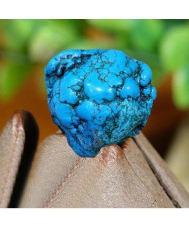Natural Turquoise Loose Stone Mineral Specimens Stone Bonsai Stone Ore Symbiosis Crystal Malachite Azurite Decor B0Q1 Rough - Buy Online on GoSupps.com