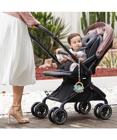 Adjustable Toy Belt Keeper & Pacifier Clip Set - 6 Portable Anti-Drop Toys for Strollers | International Shipping - Buy Online on GoSupps.com