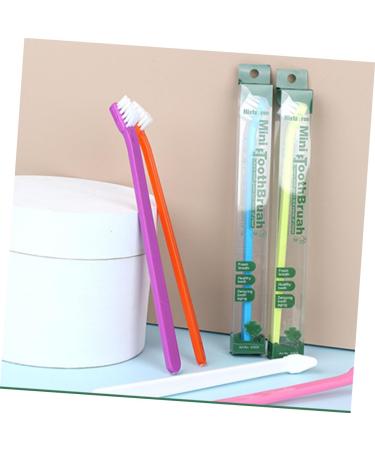 DOITOOL 6pcs Tooth Es Small Oral Plastic for Head Cleaning Supply Dog Durable Long The - Buy Online on GoSupps.com