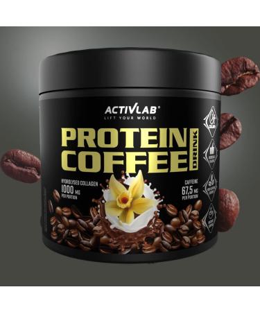 Buy ActivLab Protein Coffee Drink 150g - Instant Vanilla Coffee with Hydrolyzed Collagen | 30 Servings 1000mg Collagen 67.5mg Caffeine | Perfect for International Shipping - Buy Online on GoSupps.com