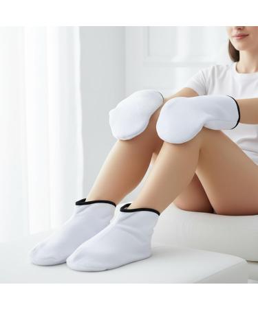 Gants en paraffine Bottines hydratantes pour soins des mains et des pieds housses r utilisables pour homme et femme p dicure domicile spa routine quotidienne soins de beaut toilettage - Buy Online on GoSupps.com
