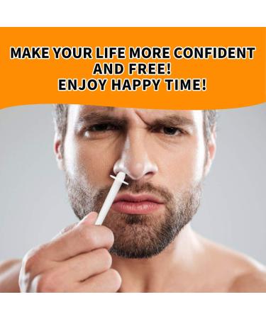 Nose Wax Kit for Men and Women - Nose Hair Removal Wax Set with 50g Wax, 20 Applicators, 10 Wax Pods, Measuring Cup, and Moustache Stencils - Buy Online on GoSupps.com