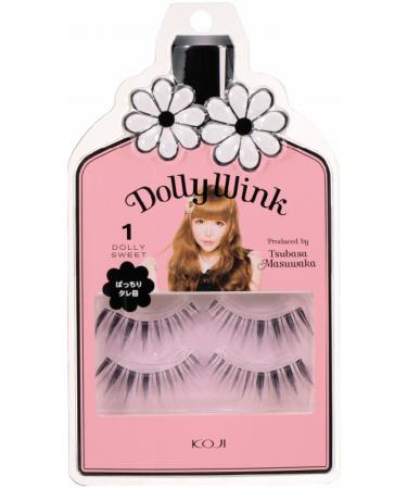 Koji Dolly Wink False Eyelashes #1 Dolly Sweet 2 Pairs