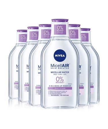 NIVEA Micellar Water Sensitive 400ml Pack of 6