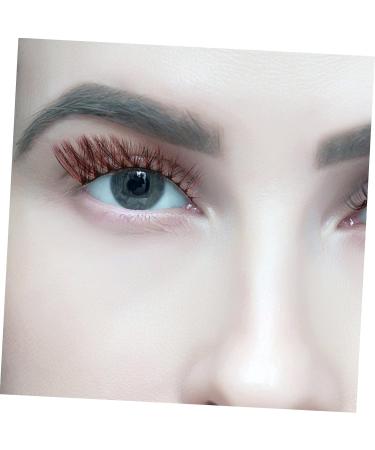 HONMEET 5Pairs Colorful Fake Program Eyelashes False Eyelashes For Women For Party Professional Makeup Natural Appearance Easy To Use 43x1cm as shown 1 - Buy Online on GoSupps.com