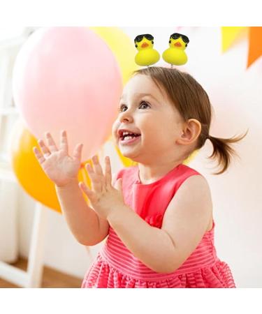 Duck Shaped Hairpin Vibrant Yellow Duck Hairpin Set | 10 Yellow Duck Design Plush Hairpin Collection for Kids Women Girls - Buy Online on GoSupps.com