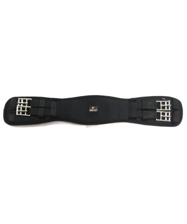 Preto Synthetic Memory Foam Equine Dressage Girth with Elasticated Ends - 26 (66cm) - Anti-Chaff & Anti-Gall Protection - Comfort Cushioning - Performance Ergonomic Design - Buy Online on GoSupps.com