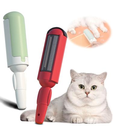 Reusable Lint Rolls for Pet Hair - 2 Pack Self-Cleaning Animal Hair Remover - Buy Online on GoSupps.com