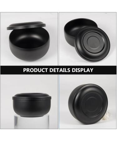 Beaupretty 1PC Black Shaving Insulating Cream Cover Tool - Deep Shave Foam Cup for Home Use | Hairdresser Cleaning Steel Container - Buy Online on GoSupps.com