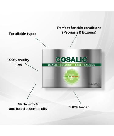 Salve Coal Tar Soap 75gm 2.64oz with Tea Tree & Aloe Vera | Relieves Dry Itchy Skin | Pack of 2 - Buy Online on GoSupps.com