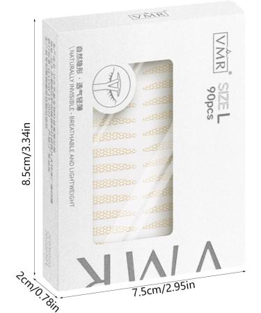 Double Eyelid Tape - Waterproof Traceless Eyelid Invisible Lift Strips Eyelid Sticker for Saggy Eyes Mono Eyelids Natural Traceless Eyelid Strips for Most Skin Types Double Eyelid Sticker L - Buy Online on GoSupps.com