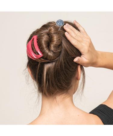 Unicraftale 20 Sets U Shadow Platinum Hair Needles & Bezel Empty Hairpins - Brass DIY Cabochon Accessories with 12mm Glass Cabochons & 80mm Hair Fork for Jewelry Making - Buy Online on GoSupps.com