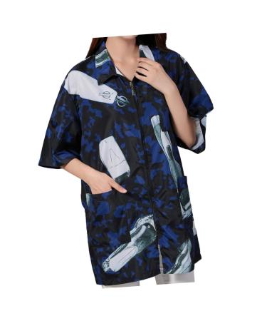 Housoutil 1pc Work Clothes Cosmetology Uniform Spa Hairdressers Uniform Hair Stylist Work Clothing Hairdresser Uniform Barbers Apron Hairdresser Apron Hair Dye Smock Fabric 83X50X2CM