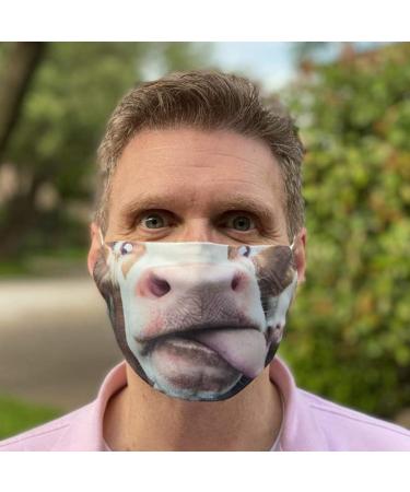 Amyglin Funny 3D Motif Mouth Protection Bandanas - Washable Reusable & Breathable Dustproof Cloth - Buy Online on GoSupps.com