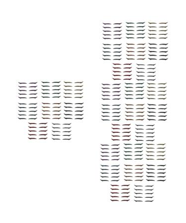 Healvian 160 Pairs Eyeliner Eyelid Stickers Reusable Double Eyelid Tapes Stich Stickers Stiker Plastic