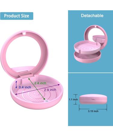 Aligner Case with Mirror and Magnetic Closure (2 Pack) - Pink - Buy Online on GoSupps.com