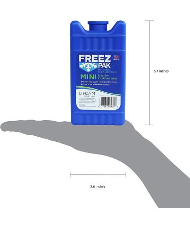 Lifoam Mini Freez Pak 4937 - 8.5oz Reusable Ice Pack (Pack of 3) - Buy Online on GoSupps.com