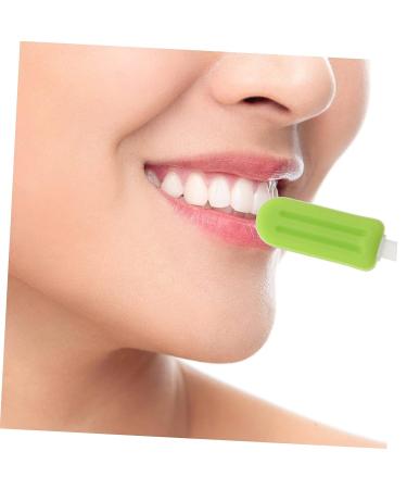 DOITOOL 16 Pcs Ice Cream Chew Stick Mouthguard with Grip Handles - Jaw Training Teether Chewies for Teeth Guard Fixing Stick - Snack Assorted Color - Buy Online on GoSupps.com