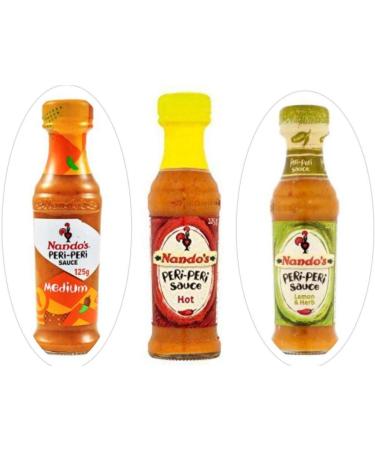 Nando's Nando's Lovers Selections 3 x 125 ml (lemon and grass warm and medium)