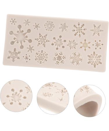 OUNONA Snowflake Silicone Mold Kitchen Supplies Large Silicone molds Baking Supplies Small Mold Fondant Cake Silicone Food molds Cake Mold Candy Snowflake soap Chocolate Dry Pace Food - Buy Online on GoSupps.com