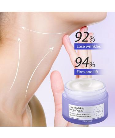 Neck Firming & Lifting Cream - Anti-Aging Moisturizer for Men & Women Tightens & Lifts Neck Erases Wrinkles Hydrates Skin - Buy Online on GoSupps.com