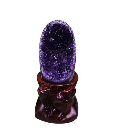 Natural Uruguay Amethyst Clusters Crystal Geode Spiritual Specimen Stone for Crystals Reiki Home Decoration 2.6lbs Gift (Size : 2.6lbs)